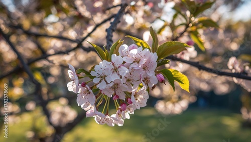 Close-up of blooming Cherry...