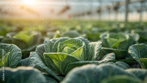 Cabbage thriving in control...