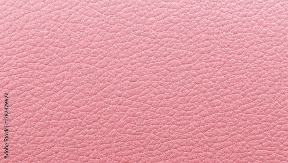 Fototapeta premium Natural pink leather texture close up, genuine material with intricate embossing pattern