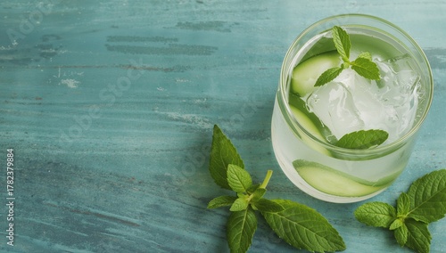 Homemade cucumber and mint ...