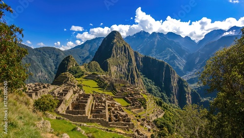 Ancient Ruins by the River:...