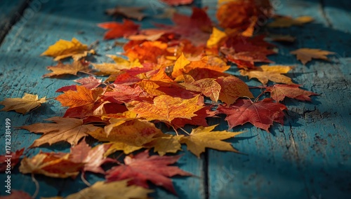 Vibrant Autumn Leaves Arran...