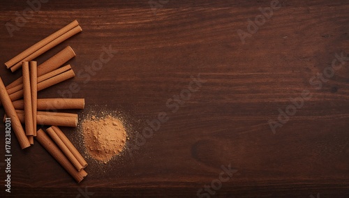 Cinnamon sticks and powder ...