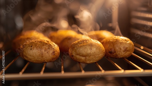 Baked Potatoes Cooked in an...