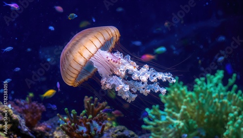 A vibrant Cassiopea androme...