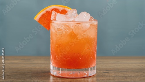 Grapefruit Cocktail Served ...