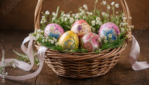 Colorful Easter Eggs Arrang...