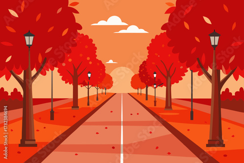 street in the city