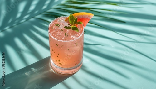 Refreshing grapefruit cockt...