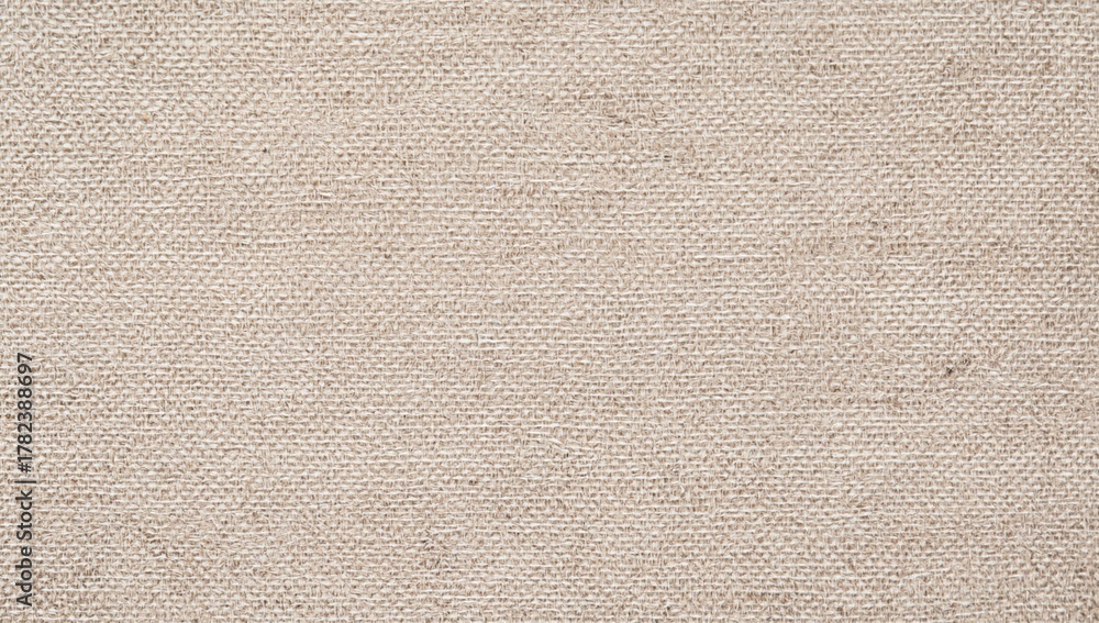 Fototapeta premium Detailed view of woven linen fabric, ideal for textured background use