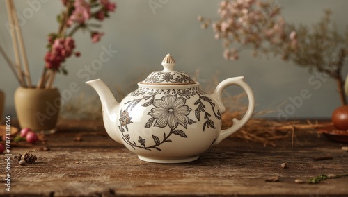 An Exquisite Ceramic Teapot...