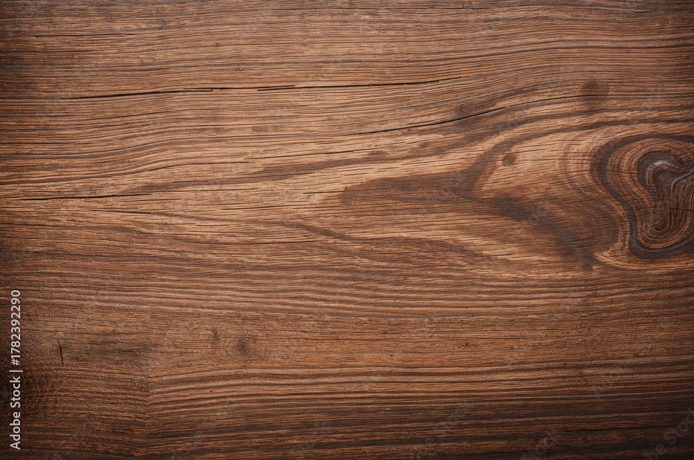 Fototapeta premium Natural wooden plank backdrop with ample room for text or artwork