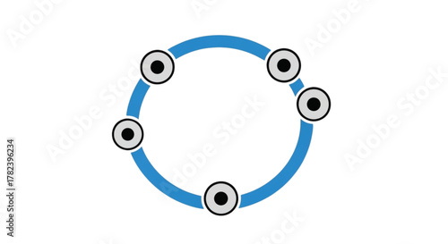 Advanced Public Transit Route Map Illustration: Urban Transportation Network, Bus Train Subway Lines, City Mobility Planning, Commuter Navigation Guide