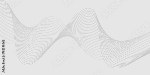 Abstract vector background with black wavy lines. EPS10