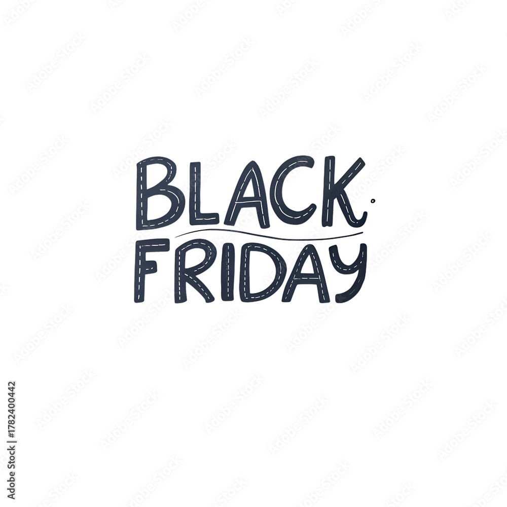 Obraz premium text black Friday 
