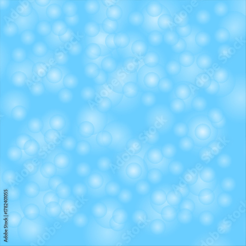 Blue Bubble Background