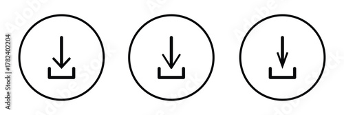 Download icon vector illustration, flat icon, black and white. EPS 10 Free Download Download icon vector illustration, flat icon, black and white. EPS 10 - GFXLoad