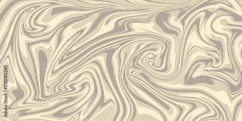 minimalist aesthetic wallpaper swirl background. Retro groovy psychedelic background. Trippy Wavy Swirl Pattern.Vector.