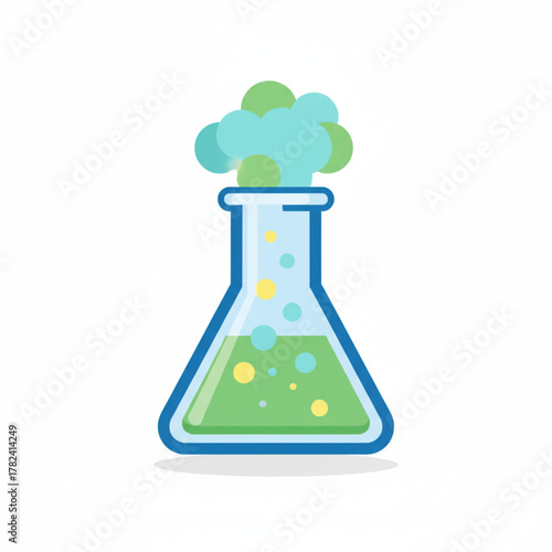 Scientific Research and Chemistry Innovation Lab Illustration