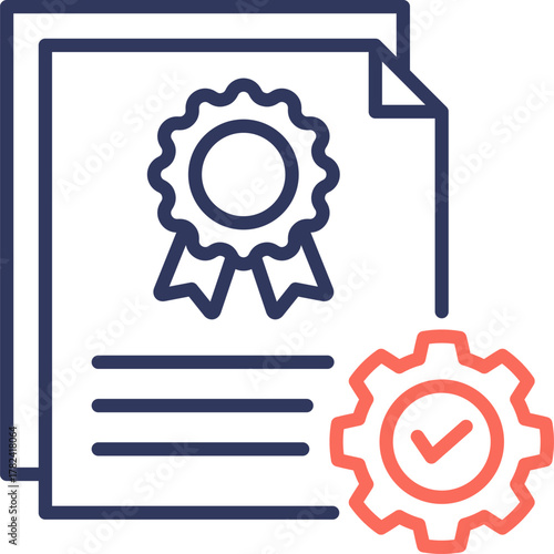 Standard Work Dual Tone Icon