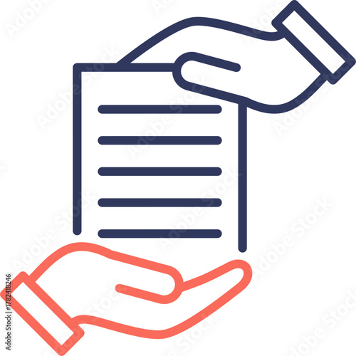 Handover Dual Tone Icon