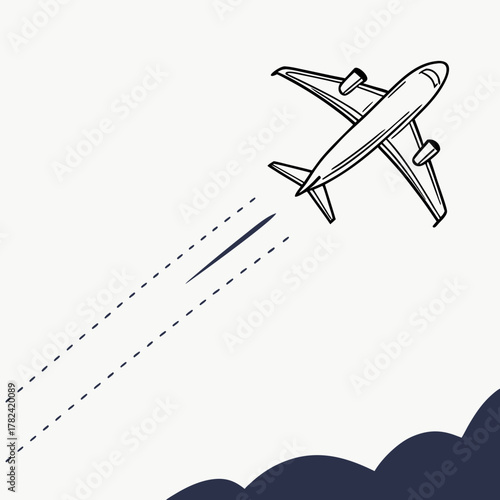 Airplane, a symbol of travel and adventure