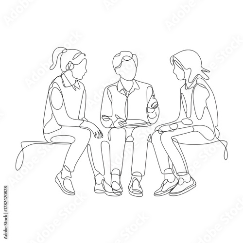 Exchange of ideas and information within and outside an organization.