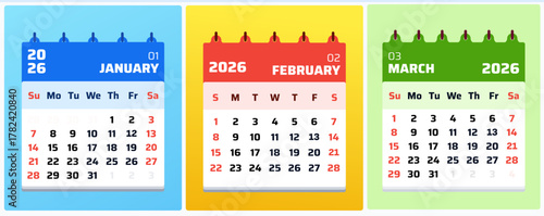 July 2026 Calendar. July August September 2026 Monthly Planner, Strategic July 2026 Time Organizer. Vector flat illustration