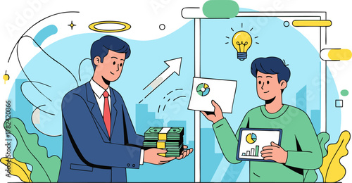 Ethical Business Leadership – Honest and Responsible Businessman Illustration