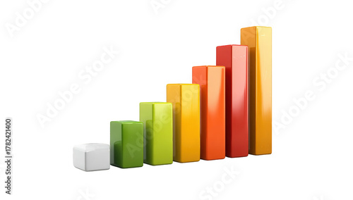 Free Download Colorful ascending bar graph (4) - GFXLoad