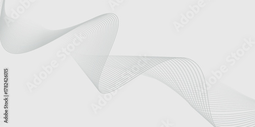 Abstract vector background with black wavy lines. EPS10