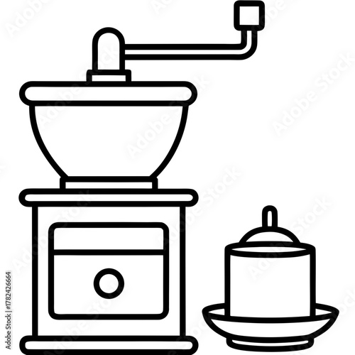 Coffee grinder for fresh coffee beans