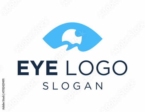 Quadro su tela Logo design about Eye on a white background