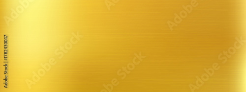 Elegant metal bg with smooth reflection and soft gradient built on gold brass texture. Polished surface repeats gold brass texture for premium vector design.