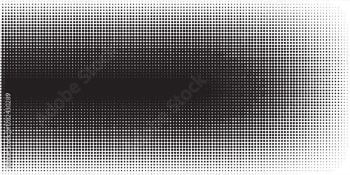 Halftone Square Pixels Pattern. Faded Shade Background. Grid Gradation BG. Black Screentone Diffuse Background. Overlay Texture. Abstract Pattern for Design Comic Prints. Vector Illustration.