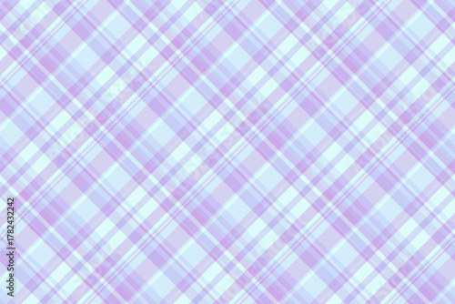 Ethnicity tartan pattern textile, rest check fabric texture. Cozy vector plaid seamless background in light color.