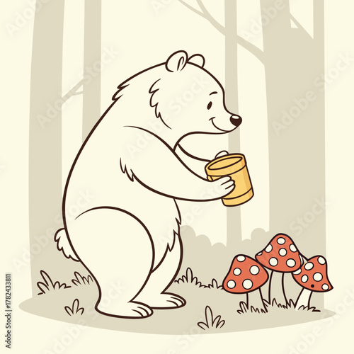 Bear Cub Icons & Vector Set