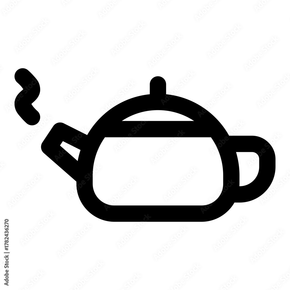 Obraz premium teapot or teakettle icon