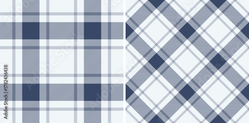 Seamless fabric tartan of pattern plaid check with a textile background texture vector. Set in popular colors of book cover design ideas.
