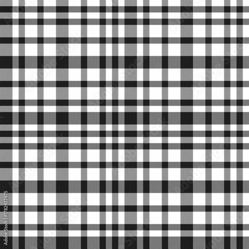 T-shirt plaid vector fabric, britain seamless check pattern. Multicolor tartan textile background texture in white and grey colors.