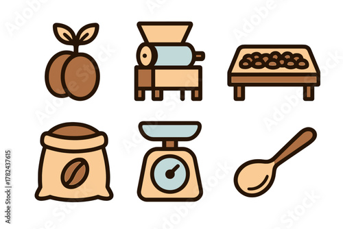 Kitchen tools and ingredients arranged for food preparation in a simple and organized way