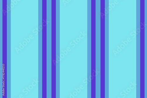 Lodium texture seamless vertical, bed textile vector stripe. Reometric pattern background lines fabric in cyan and indigo colors.