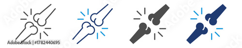 bone icon set multiple style