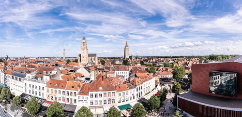 Panorama von Brügge