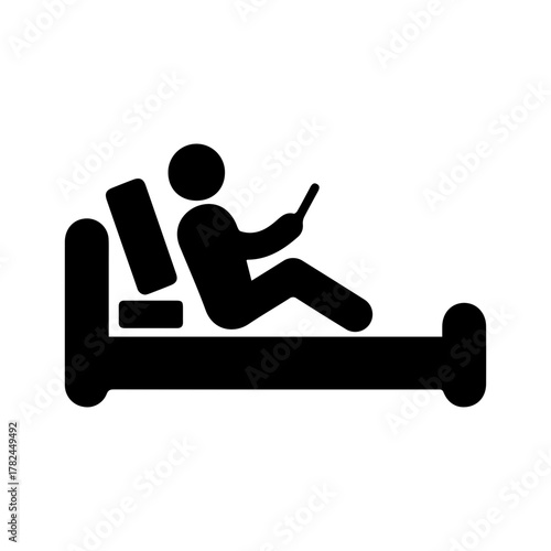 Person in Bed Icon