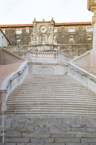 Obraz na plátne staircase in the old town