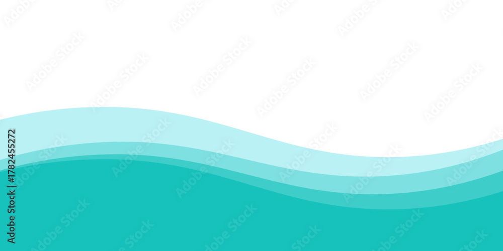 Naklejka premium Abstract Wave Pattern with Blue Gradient Background Design