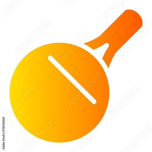 table tennis gradient icon