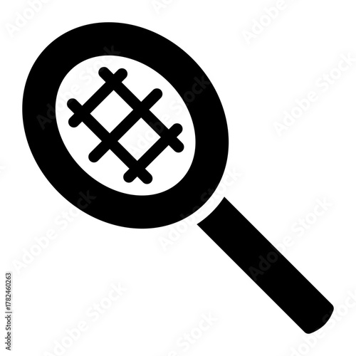 racket glyph icon