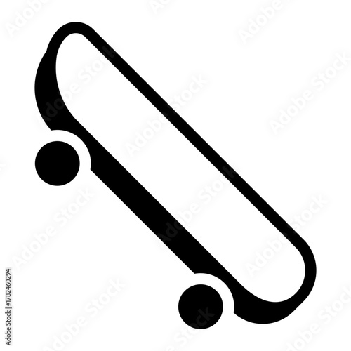 skateboard glyph icon